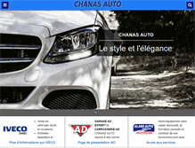 Tablet Screenshot of chanas-auto.com